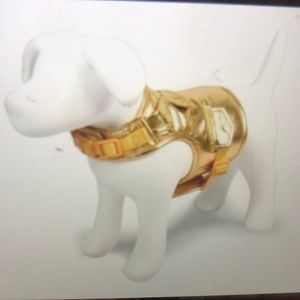 Martha Stewart gold Dog harness vest small